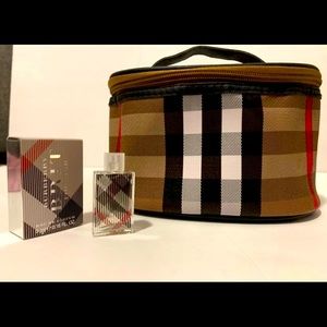BURBERRY TOTE W/ 5ML BURBERRY BRIT PERFUME